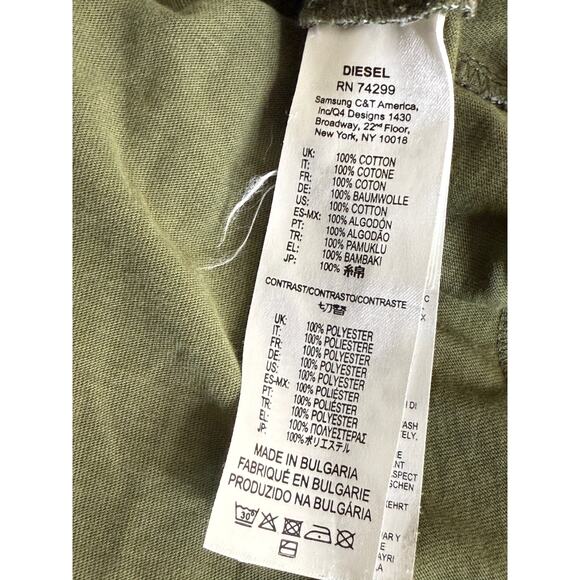 Vintage Y2K Diesel Talvia Maglietta Sequin Top Size 8 - Picture 4 of 4